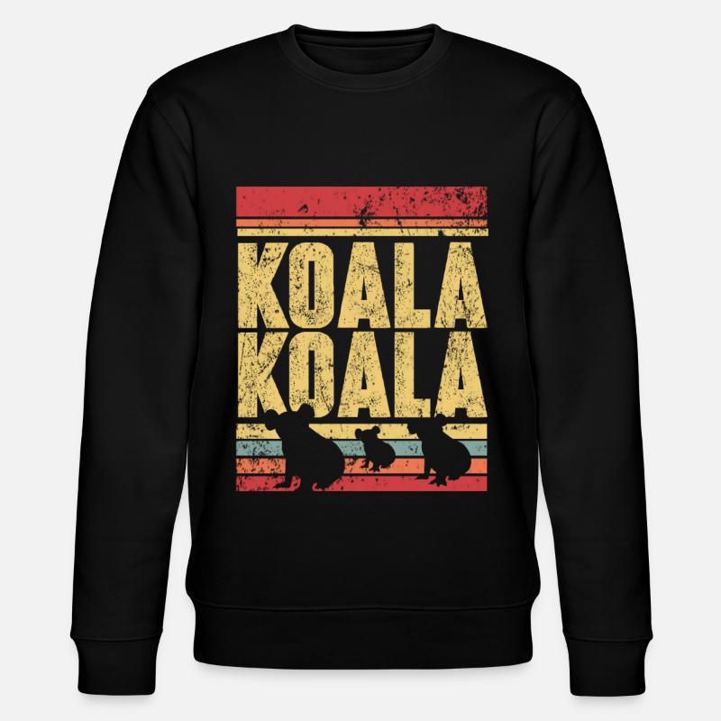 Koala bear - Stanley/Stella CHANGER Unisex Organic Sweatshirt - black