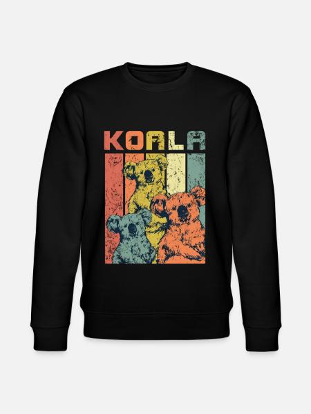 Koala bear - Stanley/Stella CHANGER Unisex Organic Sweatshirt - black