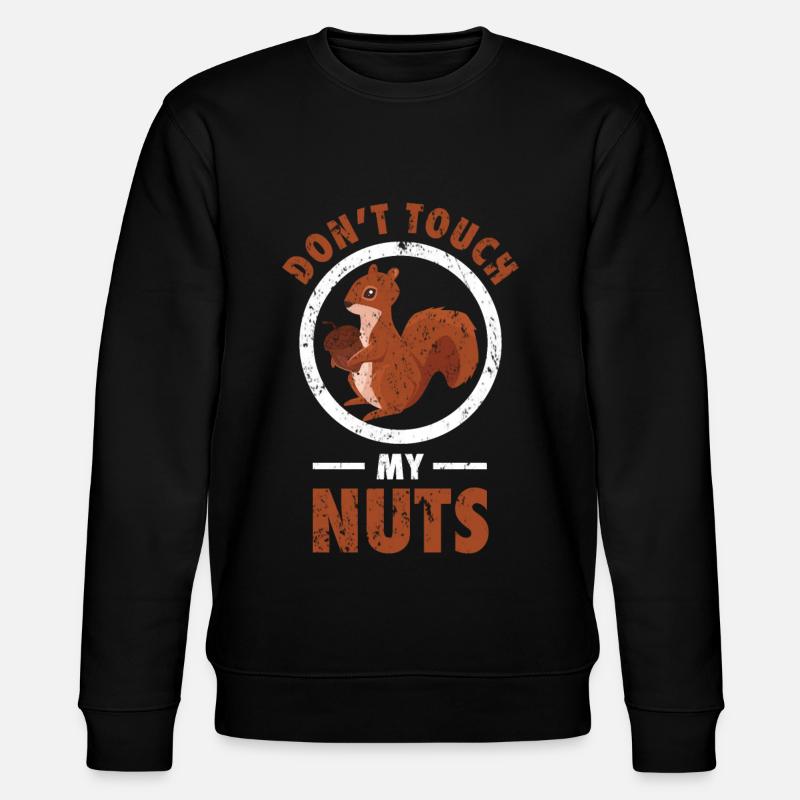 squirrel - Stanley/Stella CHANGER Unisex Organic Sweatshirt - black