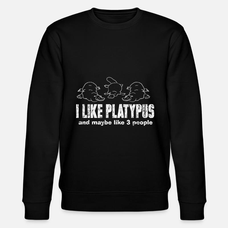 platypus - Stanley/Stella CHANGER Unisex Organic Sweatshirt - black