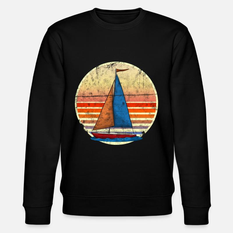 sailing - Stanley/Stella CHANGER Unisex Organic Sweatshirt - black