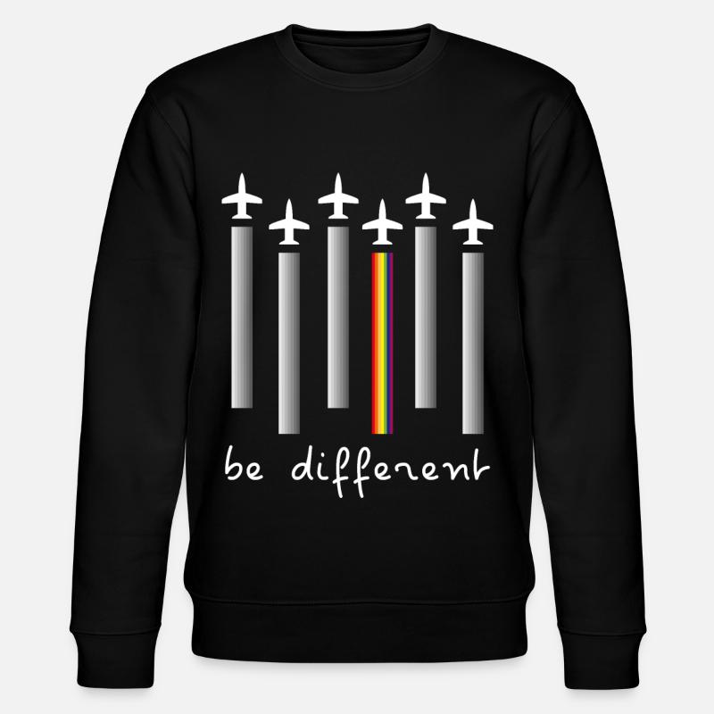 Avions avion | be different - Sweat bio CHANGER Stanley/Stella Unisexe - noir