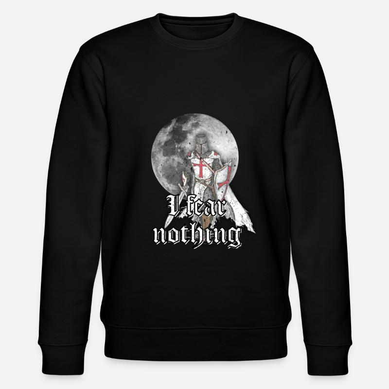 Croisé chevalier christianisme croisade chrétienne - Sweat bio CHANGER Stanley/Stella Unisexe - noir