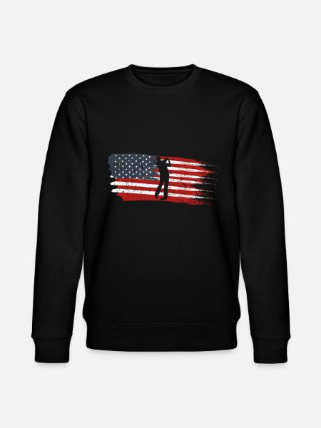 Golf Amerika - Stanley/Stella Unisex Bio-Sweatshirt CHANGER  - Schwarz