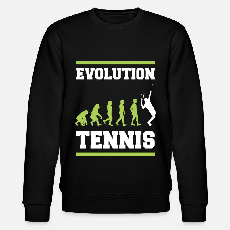 Evolution du tennis - Sweat bio CHANGER Stanley/Stella Unisexe - noir