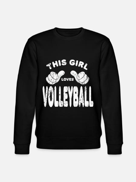volleyball - Stanley/Stella CHANGER Unisex Organic Sweatshirt - black