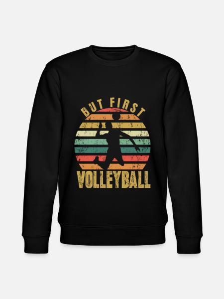 volleyball - Stanley/Stella CHANGER Unisex Organic Sweatshirt - black