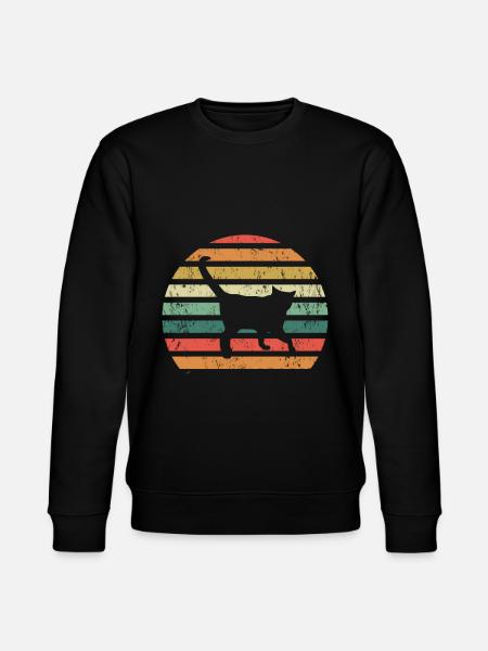 Chat rétro - Sweat bio CHANGER Stanley/Stella Unisexe - noir