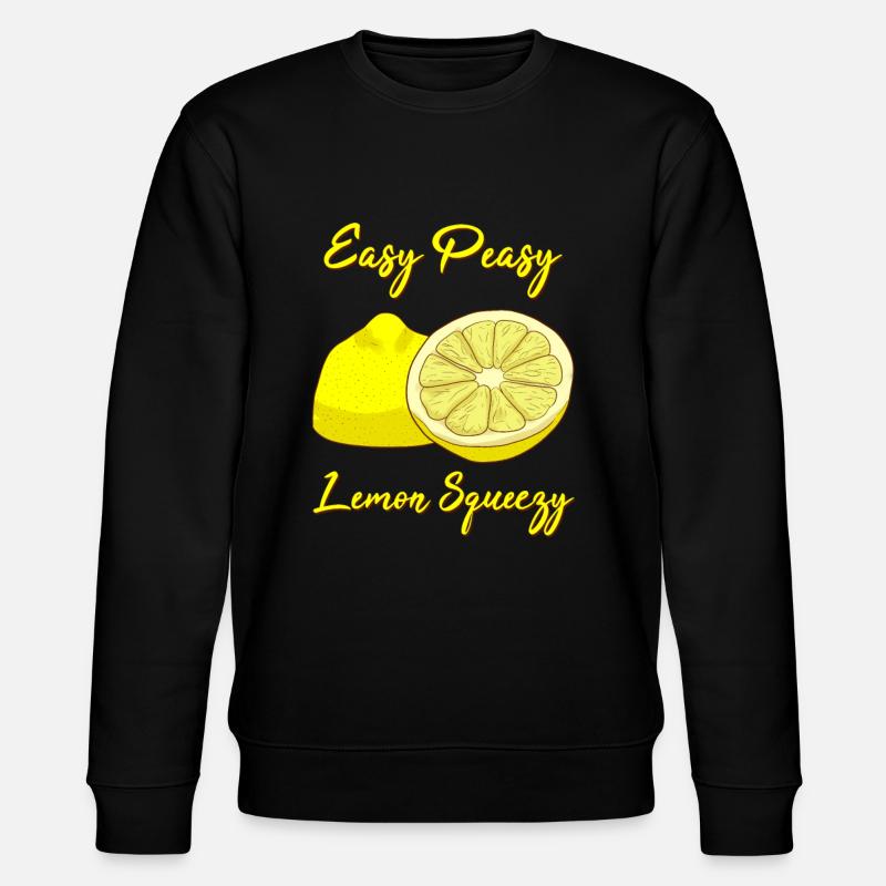 citron - Sweat bio CHANGER Stanley/Stella Unisexe - noir