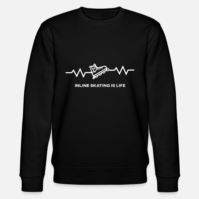 inline skating - Stanley/Stella CHANGER Unisex Organic Sweatshirt - black
