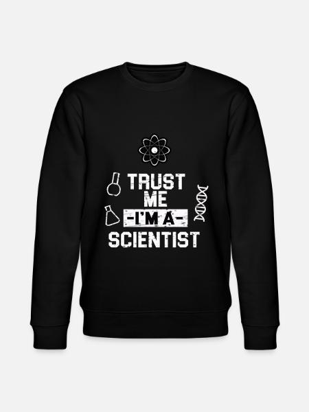 Science Physics Chemistry Biology Math - Stanley/Stella CHANGER Unisex Organic Sweatshirt - black