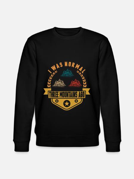 Climbing mountain - Stanley/Stella CHANGER Unisex Organic Sweatshirt - black