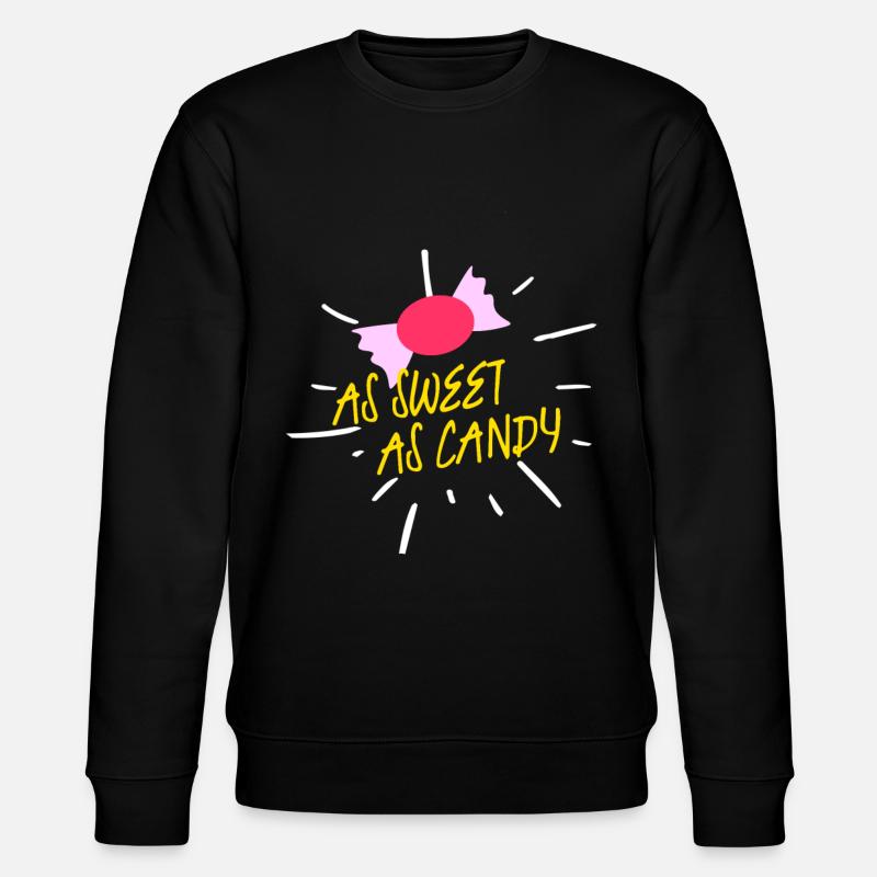 sweets - Stanley/Stella CHANGER Unisex Organic Sweatshirt - black