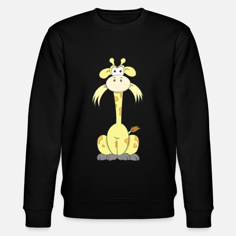 Girafe à mâcher - Sweat bio CHANGER Stanley/Stella Unisexe - noir