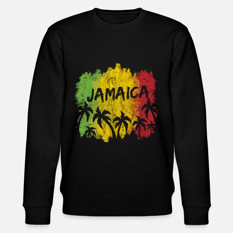 Jamaica - Stanley/Stella Unisex Bio-Sweatshirt CHANGER - Schwarz