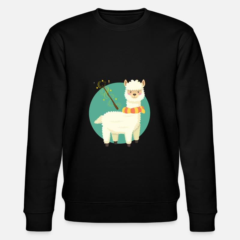 Lama - Stanley/Stella Unisex Bio-Sweatshirt CHANGER  - Schwarz