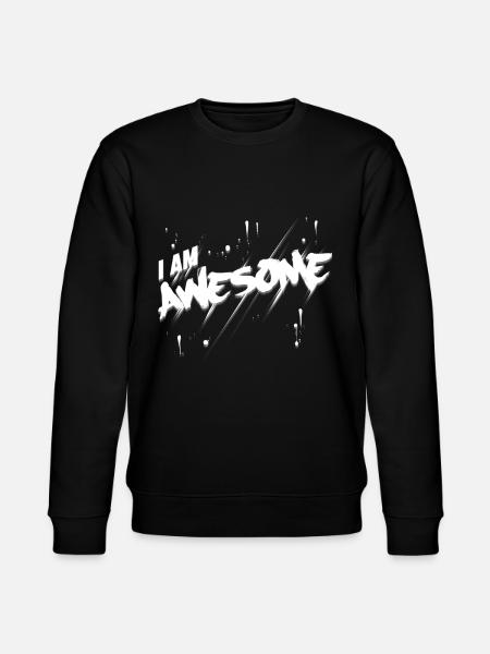 I Am Awsome. - Stanley/Stella CHANGER Unisex Organic Sweatshirt - black