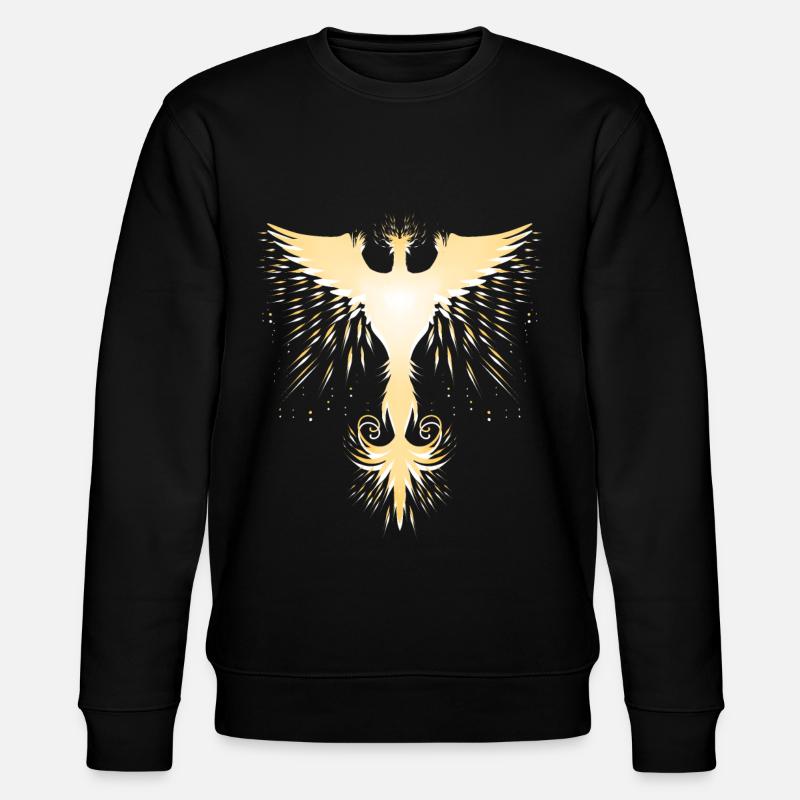 Goldener Phönix - Stanley/Stella Unisex Bio-Sweatshirt CHANGER - Schwarz