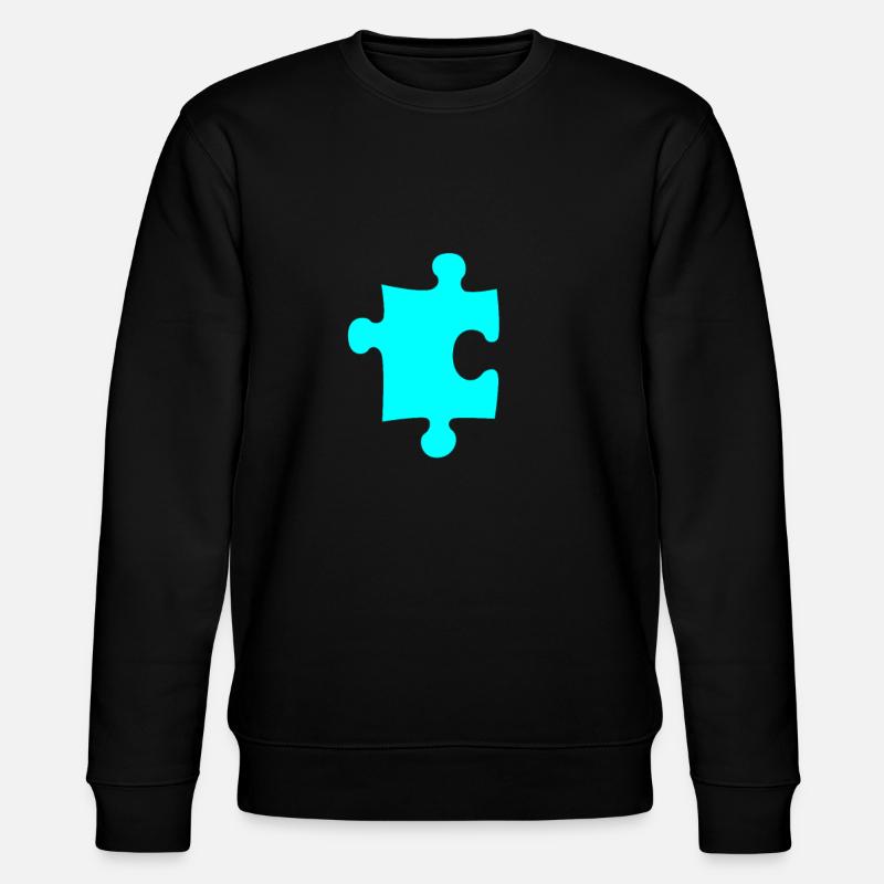 Puzzle - Stanley/Stella Unisex Bio-Sweatshirt CHANGER  - Schwarz