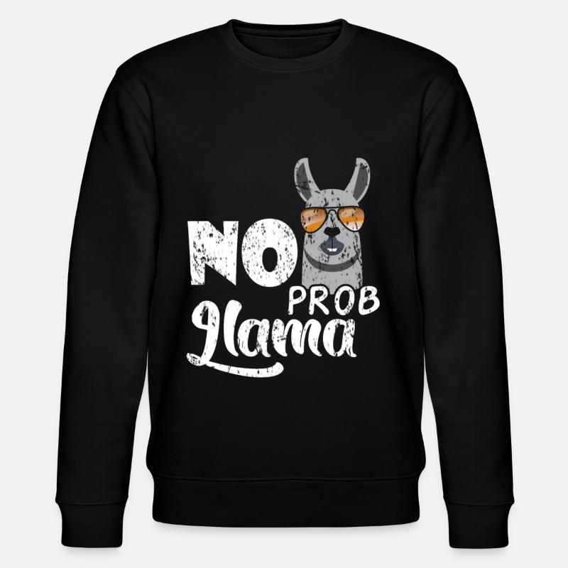 No Problama - Stanley/Stella Unisex Bio-Sweatshirt CHANGER  - Schwarz