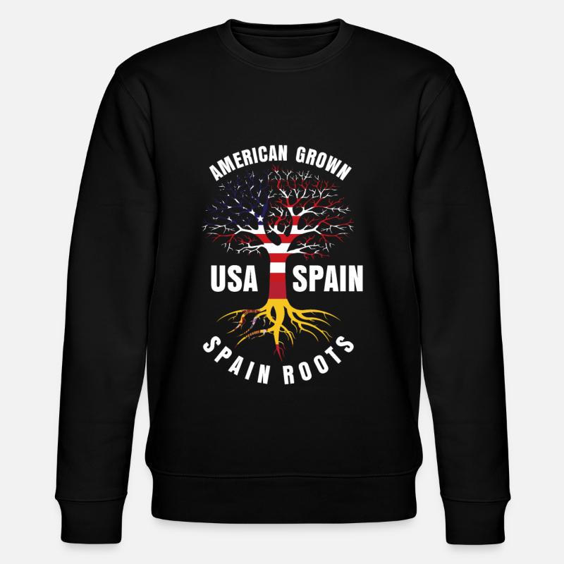Espagne Amérique - Sweat bio CHANGER Stanley/Stella Unisexe - noir