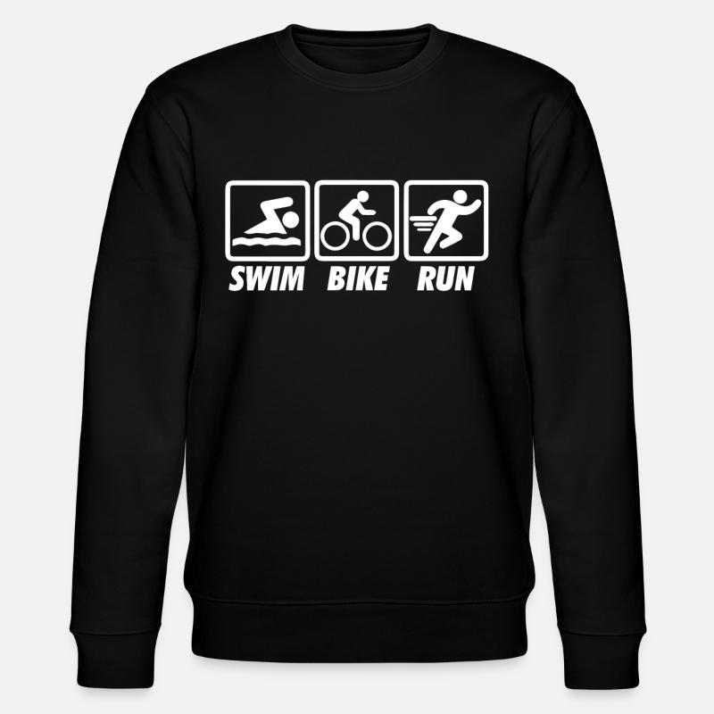 TRIATHLON - Stanley/Stella CHANGER Unisex Organic Sweatshirt - black
