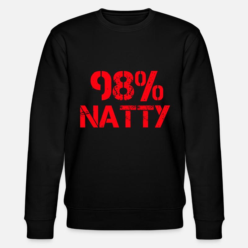 98 pour cent Natty - Bodybuilder - Sweat bio CHANGER Stanley/Stella Unisexe - noir