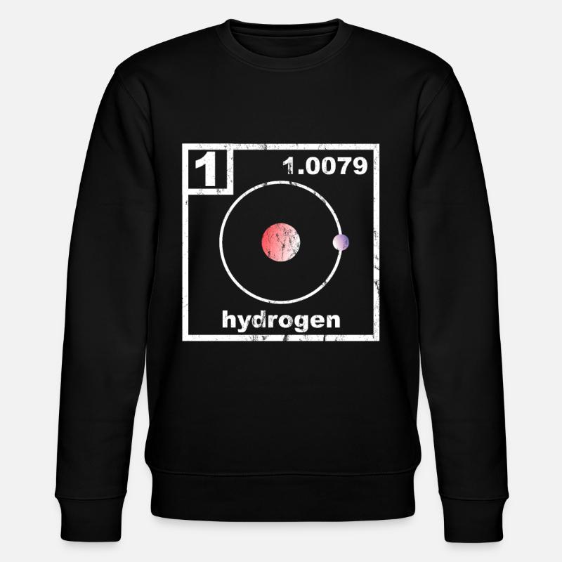 Hydrogen Periodic Table - Stanley/Stella Unisex Bio-Sweatshirt CHANGER  - Schwarz