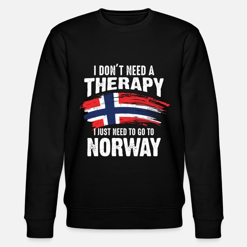 Norway therapy - Stanley/Stella CHANGER Unisex Organic Sweatshirt - black