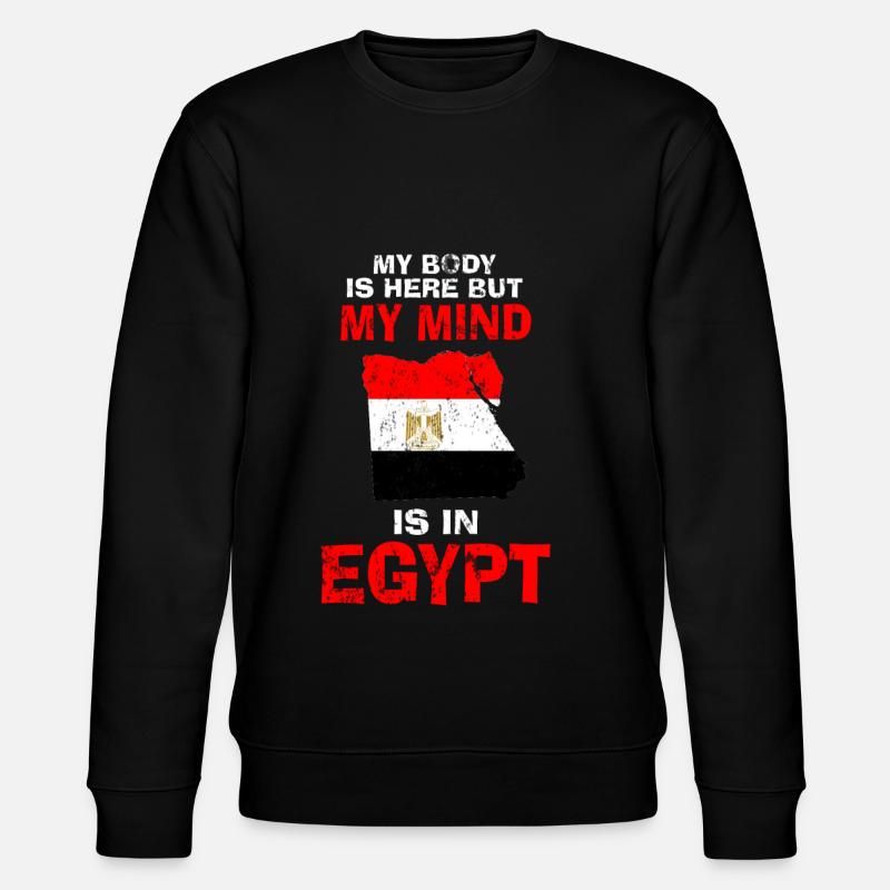 Ägypten - Stanley/Stella Unisex Bio-Sweatshirt CHANGER  - Schwarz