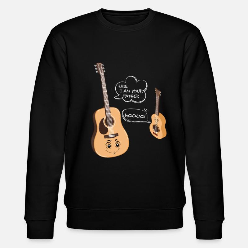 Ukulele Dire drôle - Sweat bio CHANGER Stanley/Stella Unisexe - noir
