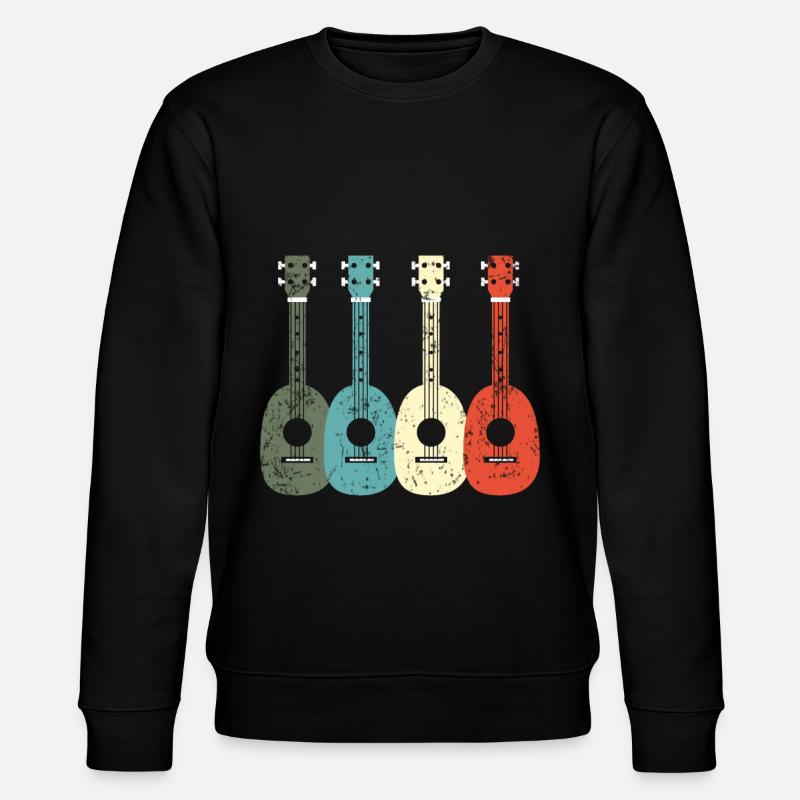 UKULELE - Stanley/Stella Unisex Bio-Sweatshirt CHANGER  - Schwarz