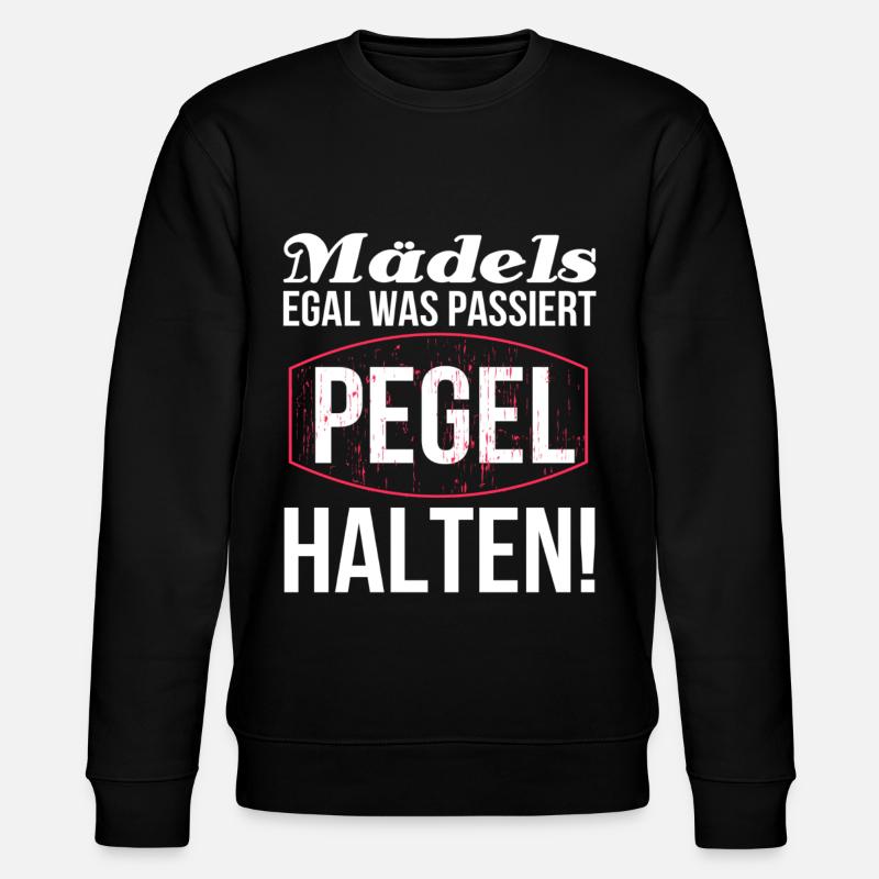 Trinksprüche - Stanley/Stella Unisex Bio-Sweatshirt CHANGER  - Schwarz