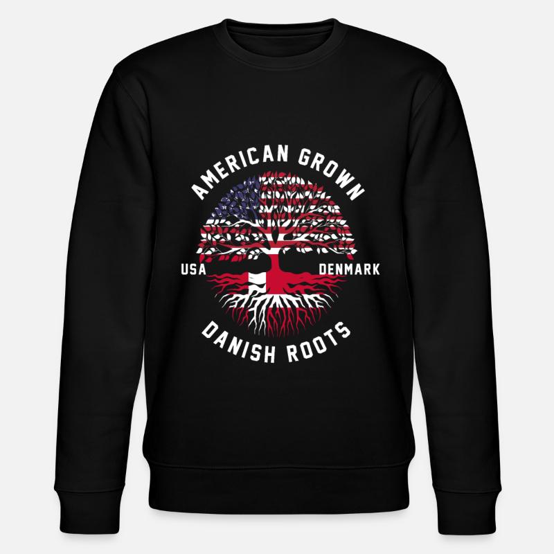 Denmark America - Stanley/Stella CHANGER Unisex Organic Sweatshirt - black
