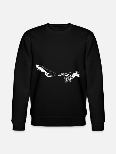 Pferde hufe hand - Stanley/Stella Unisex Bio-Sweatshirt CHANGER - Schwarz