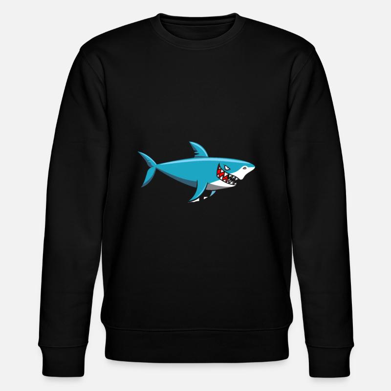 Haifisch - Stanley/Stella Unisex Bio-Sweatshirt CHANGER  - Schwarz
