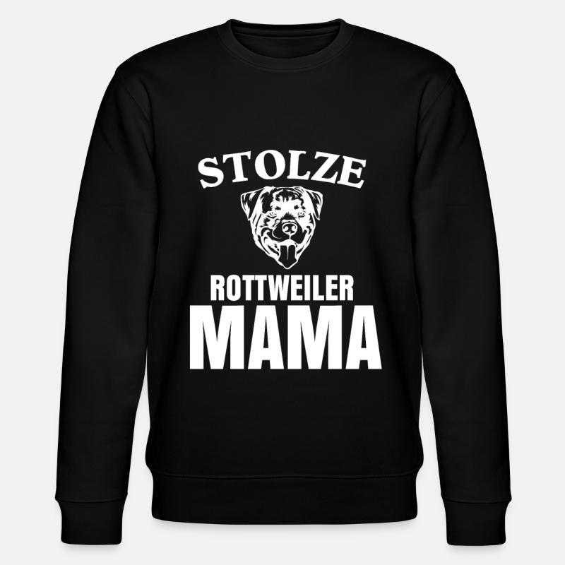 Maman rottweiler - Sweat bio CHANGER Stanley/Stella Unisexe - noir
