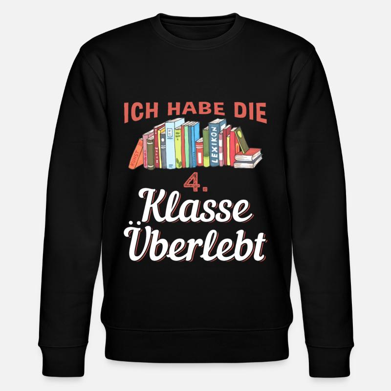 Schule Kindergarten Klasse Geschenke - Stanley/Stella Unisex Bio-Sweatshirt CHANGER  - Schwarz