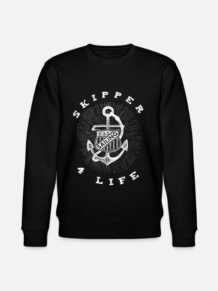 skipper - Stanley/Stella CHANGER Unisex Organic Sweatshirt - black
