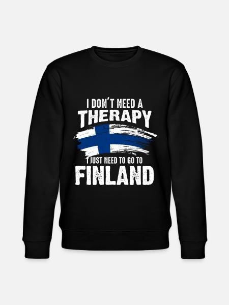 Finland holidays - Stanley/Stella CHANGER Unisex Organic Sweatshirt - black