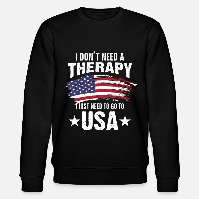 Etats-Unis Amérique - Sweat bio CHANGER Stanley/Stella Unisexe - noir