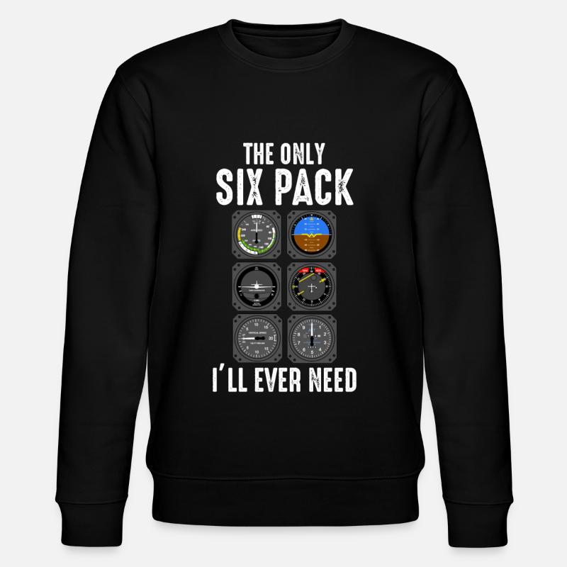 Pilot Hobby - Stanley/Stella CHANGER Unisex Organic Sweatshirt - black