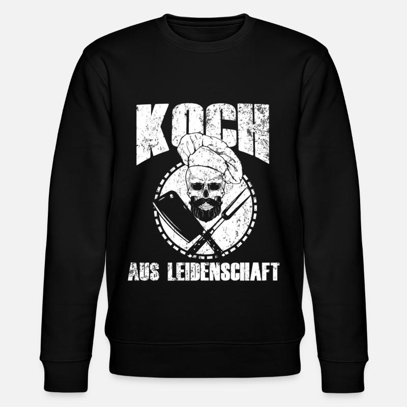 Koch Kochen - Stanley/Stella Unisex Bio-Sweatshirt CHANGER - Schwarz