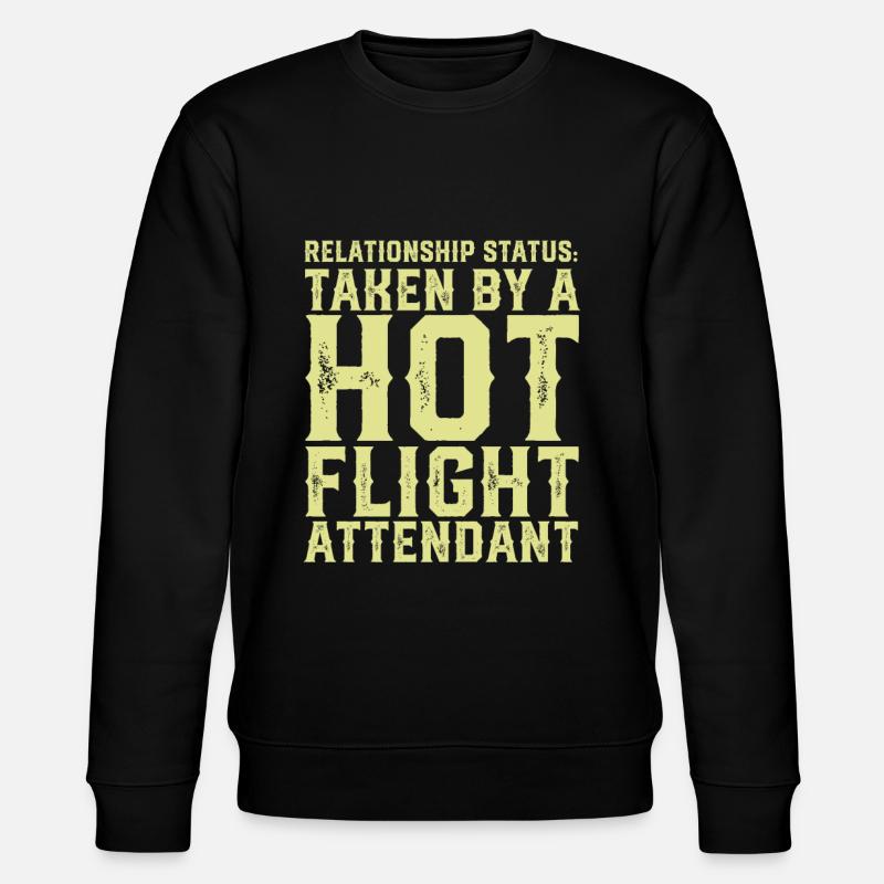 Flight attendant flight attendant - Stanley/Stella CHANGER Unisex Organic Sweatshirt - black