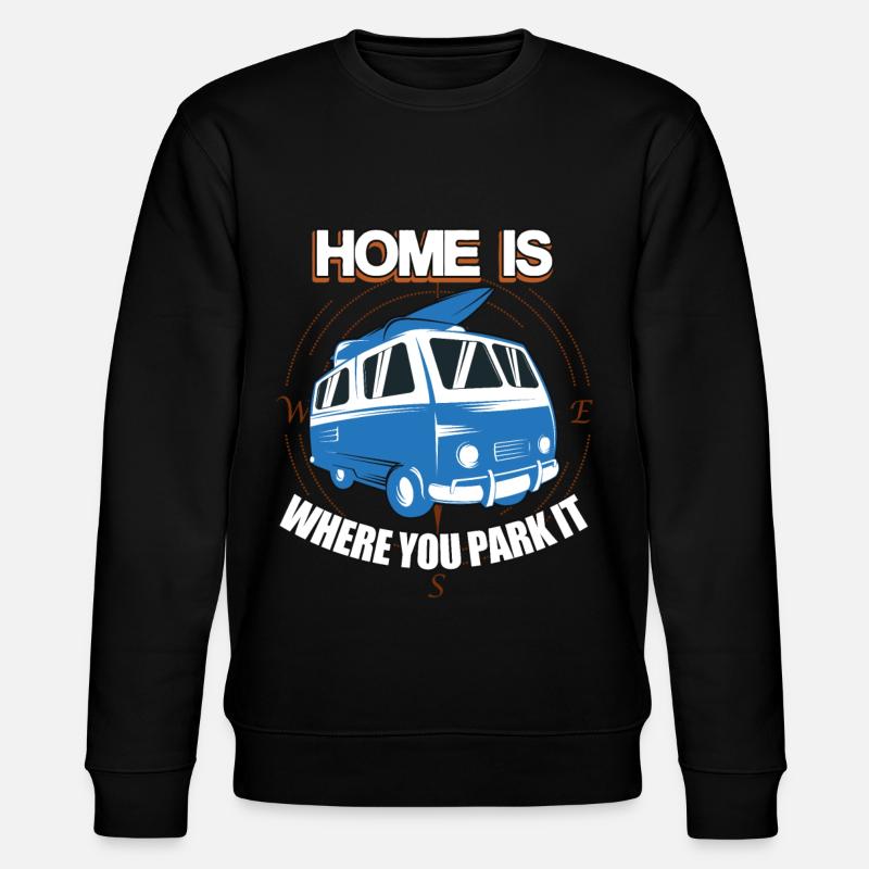 Van Camper Life - Stanley/Stella Unisex Bio-Sweatshirt CHANGER  - Schwarz