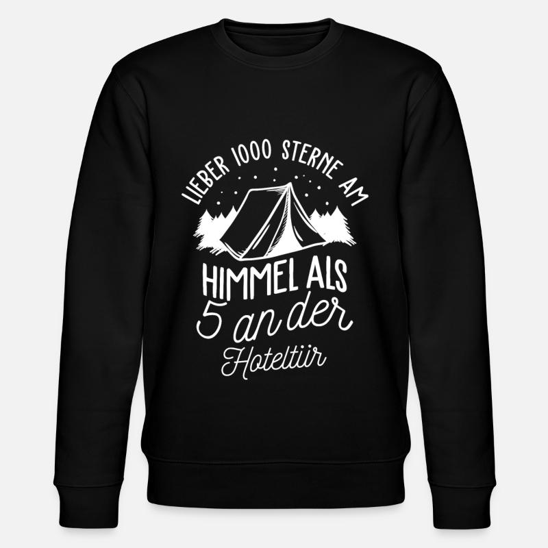 Étoiles de camping - Sweat bio CHANGER Stanley/Stella Unisexe - noir