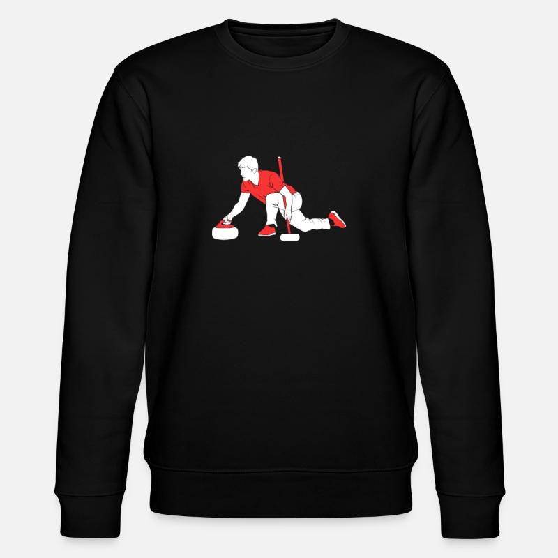 curling - Stanley/Stella Unisex Bio-Sweatshirt CHANGER  - Schwarz