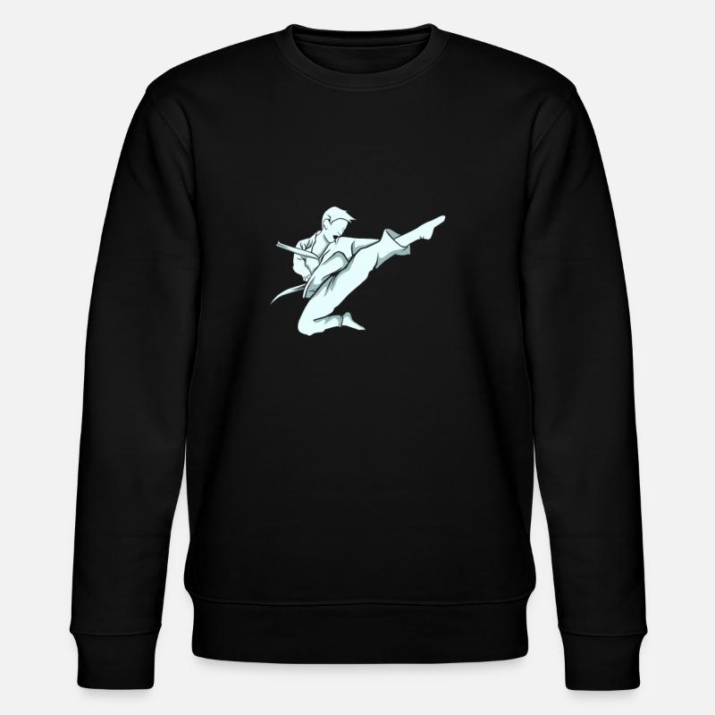 Karate Karateka - Stanley/Stella Unisex Bio-Sweatshirt CHANGER  - Schwarz