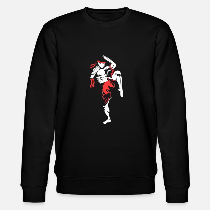 Kickboxer - Stanley/Stella Unisex Bio-Sweatshirt CHANGER  - Schwarz