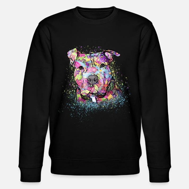 Pitbull - Stanley/Stella CHANGER Unisex Organic Sweatshirt - black